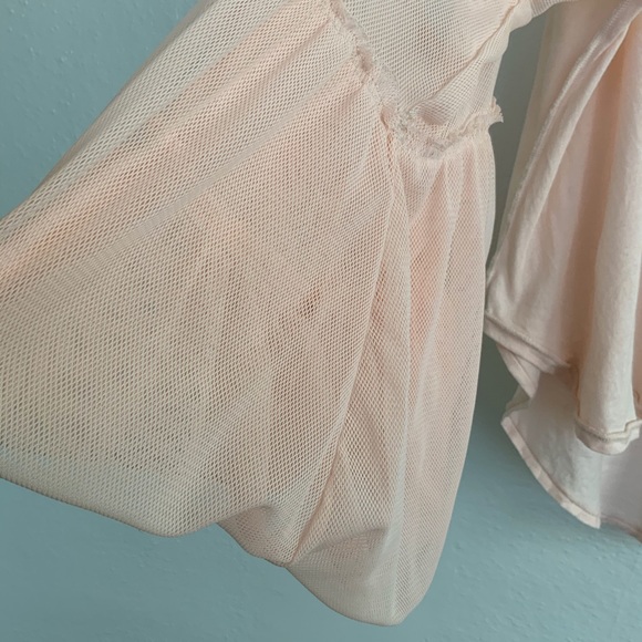 Free People Medium Pink Still Got It Mesh Top - Picture 5 of 8